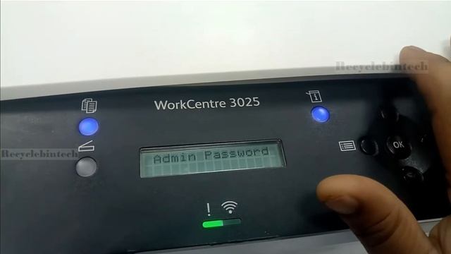 How to reset Xerox Workcentre 3025 Printer #Admin Password #Factory Reset смотреть онлайн