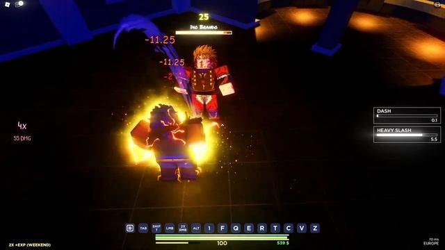 Canon fight Jonathan VS Dio Brando in roblox is unbreakable смотреть онлайн