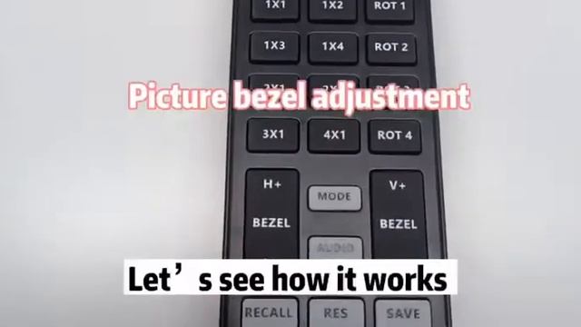 video wall controller bezel correction смотреть онлайн