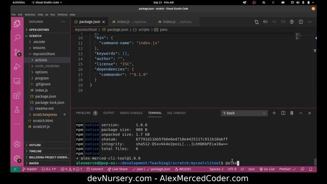 AM Coder - Creating npx/cli scripts with commanders and merced-spinup смотреть онлайн