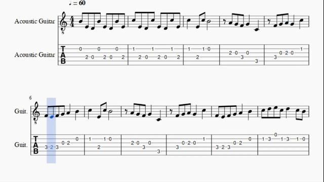 Guitar Tab: How to play Roxas' Theme by Yoko Shimomura смотреть онлайн