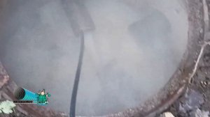 Гидродинамическая промывка труб горячей водой.