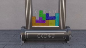 Softbody Tetris V27 ? ❤️ C4D4U