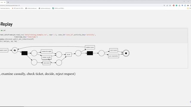 pm4py tutorials - tutorial #8 conformance checking смотреть онлайн