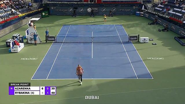Elena Rybakina Vs Victoria Azarenka Full Highlights -  Dubai 2024 Tennis