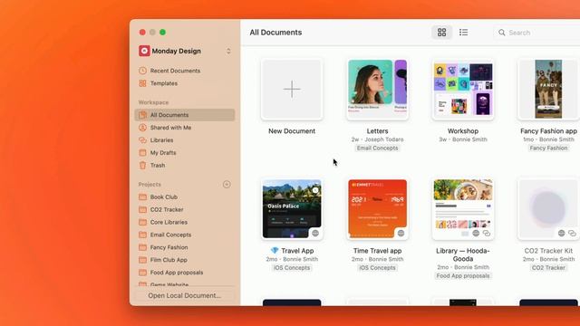 Opening Workspace documents in Sketch смотреть онлайн