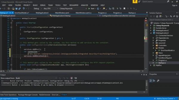 C# Entity Framework in Visual Studio 2019 | Web Development Getting Started