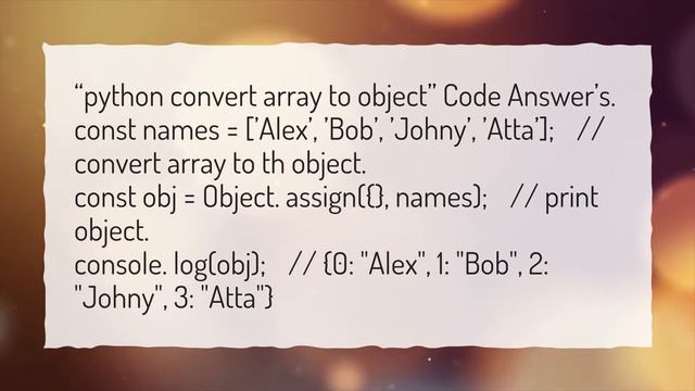 How do you convert an array to a list in Python? смотреть онлайн