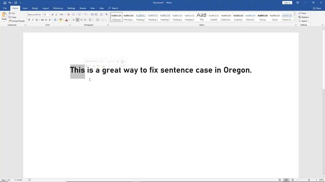 How to auto fix sentence case in Word 2019 смотреть онлайн