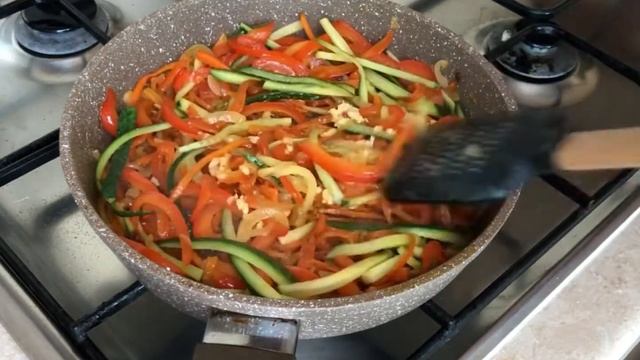 Фунчоза с овощами Бомба? смотреть онлайн