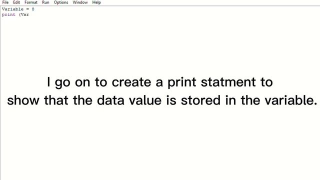 How to create a variable in Python. смотреть онлайн