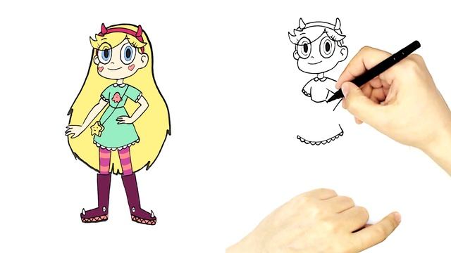 How to draw Star Butterfly смотреть онлайн