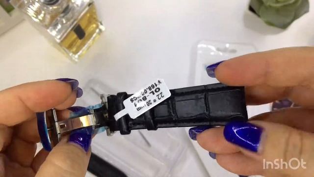 Крутой кожаный ремешок для часов с необычной застежкой с Алиэкспресс (покупки с Aliexpress). смотреть онлайн