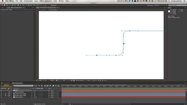 After Effects Tutorial - Bend Layers Along Paths in After Effects Part 1 смотреть онлайн