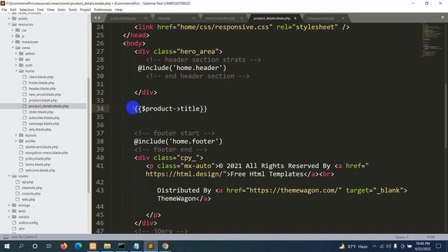 #11 Showing Product Details in Laravel | Laravel Ecommerce Project Tutorial From Beginner to Advanc смотреть онлайн