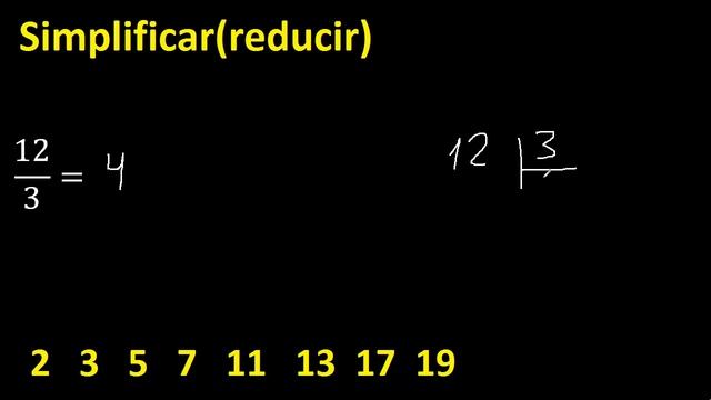 simplificar 12/3 , reducir fracciones a su minima expresion смотреть онлайн