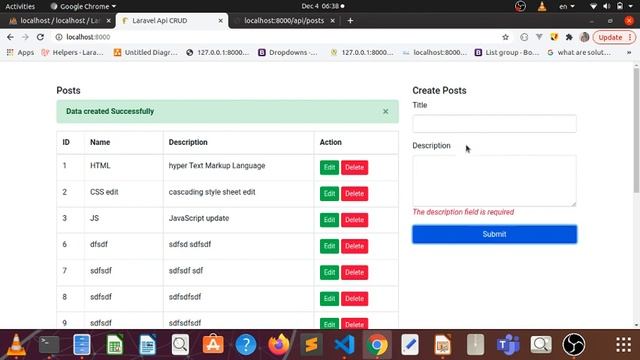 20 Laravel API + Axios - Display New Record Without Page Refresh & Create Helper Function (မြန်မာ) смотреть онлайн