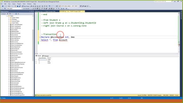 Part 53 SQL Server in Amharic Crash Course Transaction смотреть онлайн