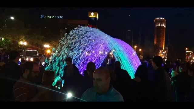 Отреставрированный парк в честь 2800-летия города Ереван. 2800 фонтанов. смотреть онлайн