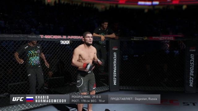 UFC 4 Новый боец Хамзат Чимаев Khamzat Chimaev VS Хабиб Нурмагомедов Khabib Nurmagomedov смотреть онлайн