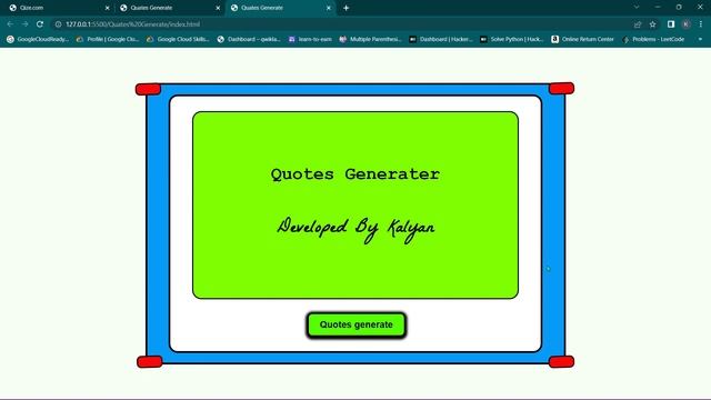 Using HTML CSS JAVA SCRIPT QUEST GENERATE смотреть онлайн
