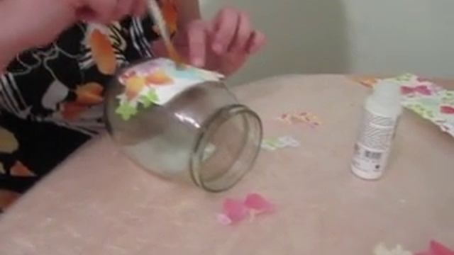 Декупаж для начинающих/декупаж на стекле/часть 2/Ольга Иванова смотреть онлайн