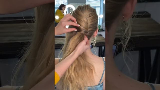 Хвост без резинки, Прическа на каждый день смотреть онлайн