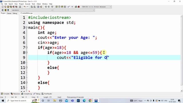 C++ Nested If Statement | Learn Coding смотреть онлайн