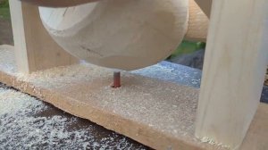 Деревянный шар без токарного станка