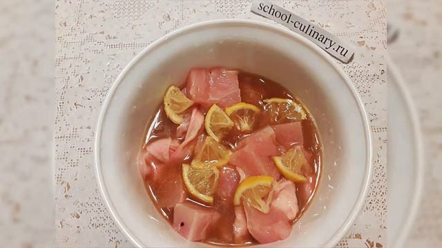 Куриные шашлычки с морковкой на зубочистках- school-culinary.ru смотреть онлайн
