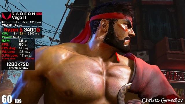 Street Fighter 6 - Ryzen 3 3200G Vega 8 - Ryzen 5 3400G Vega 11 - Athlon 3000G Vega 3 смотреть онлайн