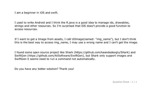 iOS : Is any function in swift similar to R.java in Android? смотреть онлайн