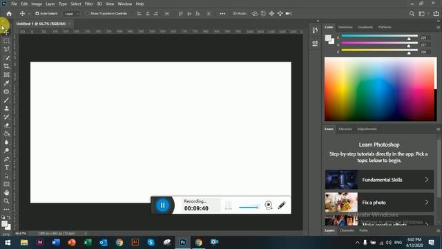 Photoshop 2020 - Lecture - 2 - Canvas & Workspace in URDU / HINDI смотреть онлайн