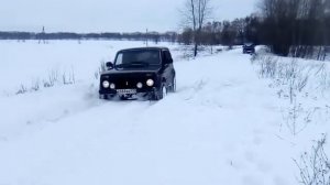 Нива по снегу