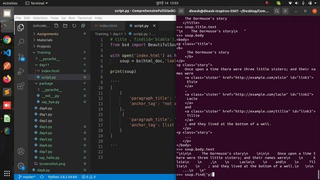 Python tutorials: Web scraping with BeautifulSoup and requests.| python tutorials in nepali смотреть онлайн