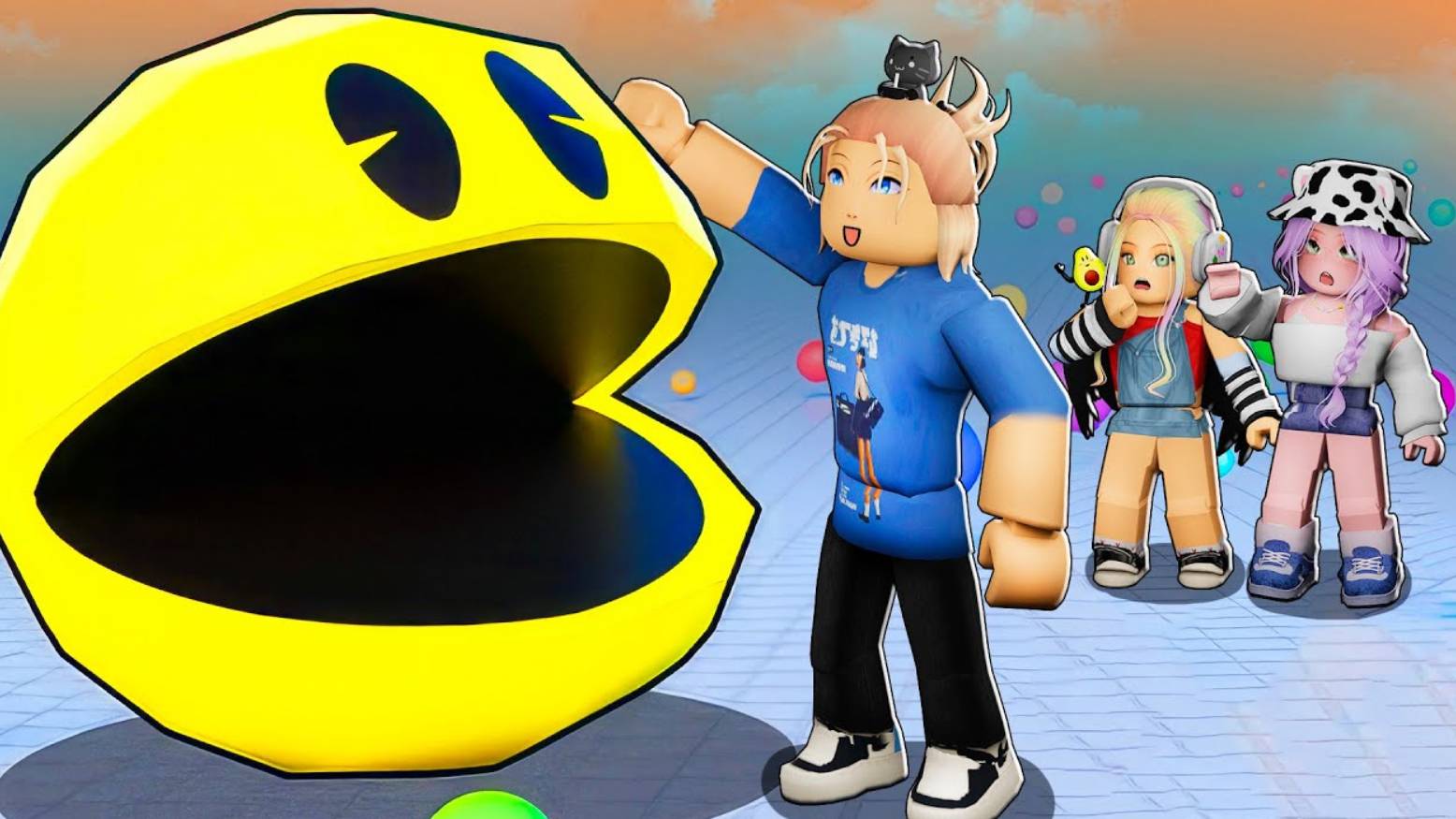 НАСТОЯЩИЙ СИМУЛЯТОР ПАКМЭНА В РОБЛОКСЕ! смотреть онлайн