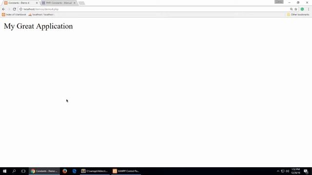 Constants in PHP смотреть онлайн