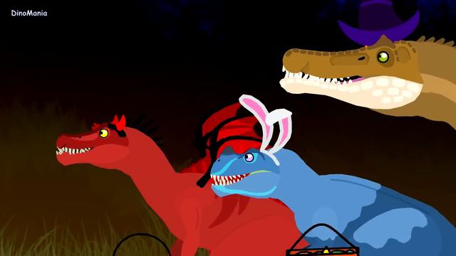 Halloween With Dinosaurs | DinoMania - Dinosaurs Сartoons