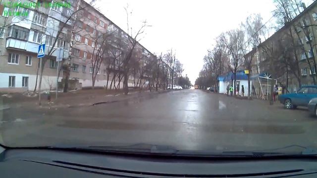 Опасные пешеходы. г. Чайковский 17.04.2015