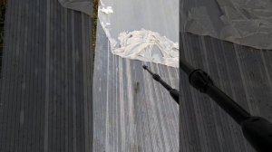 не снимается защитная пленка с поликарбоната. что делать...