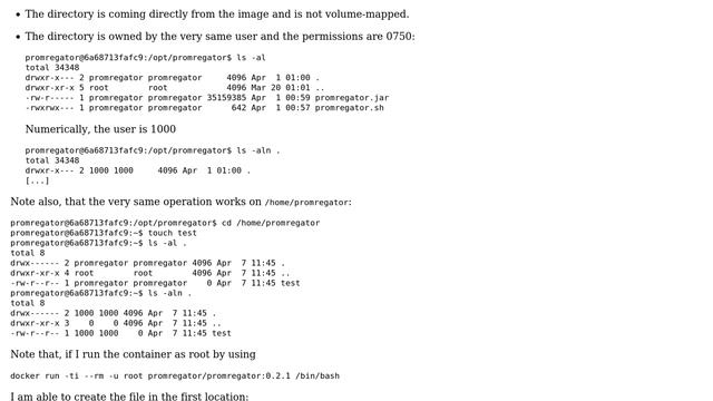 Docker Container - touch: Permission denied смотреть онлайн