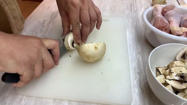 Суп грибной с гречей.