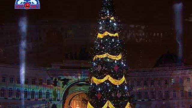 Opening of Christmas and New Year celebrations 2012 in St. Petersburg.avi смотреть онлайн