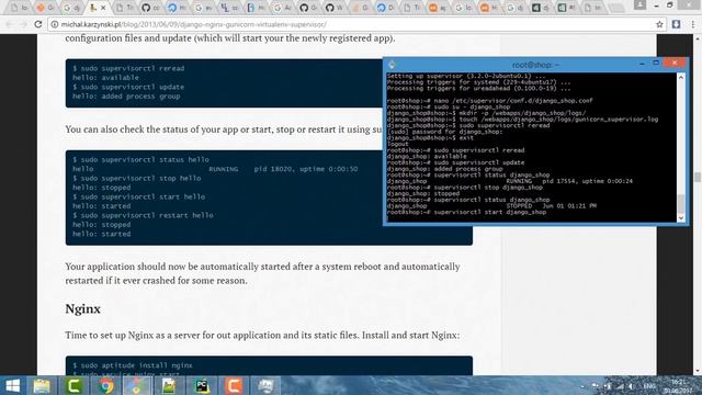 1.10.2 Делаем сайт на Django и Python: запускаем Django на сервере Ubuntu часть 2 (финальная) смотреть онлайн