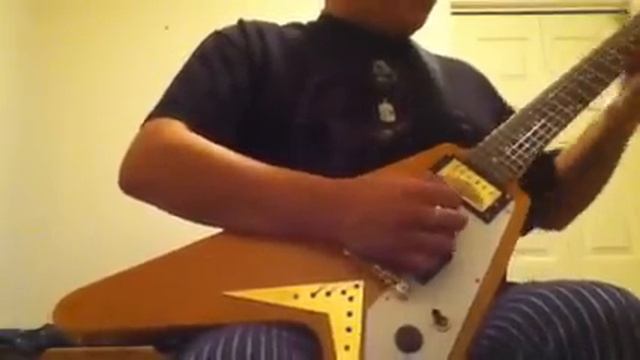 Jamming in Am, with Epiphone 1958 Korina Flying V смотреть онлайн