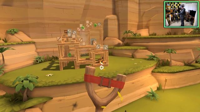 FIRST OFFICIAL ANGRY BIRDS VR GAME! | Angry Birds: Isle of Pigs Gameplay (HTC Vive VR) смотреть онлайн