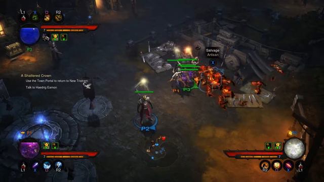 Diablo 3 PS4 let's play ║ Episode 3 : How to Raise Your Corpse Dogs ║ Super Vidya Brothers смотреть онлайн
