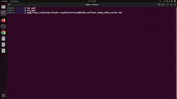 Download File from Internet using Linux Terminal #wget #linux #terminal