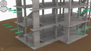 Железобетонные конструкции | Часть 4: зачем нужны диафрагмы | Reinforced concrete structures: Part