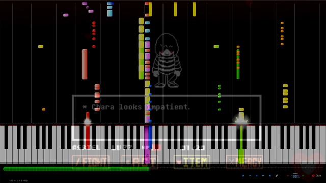 언더테일-UNDERTALE "메갈로 스트라이크 백(Megalo Strike Back)" [MIDI] (synthesia) смотреть онлайн